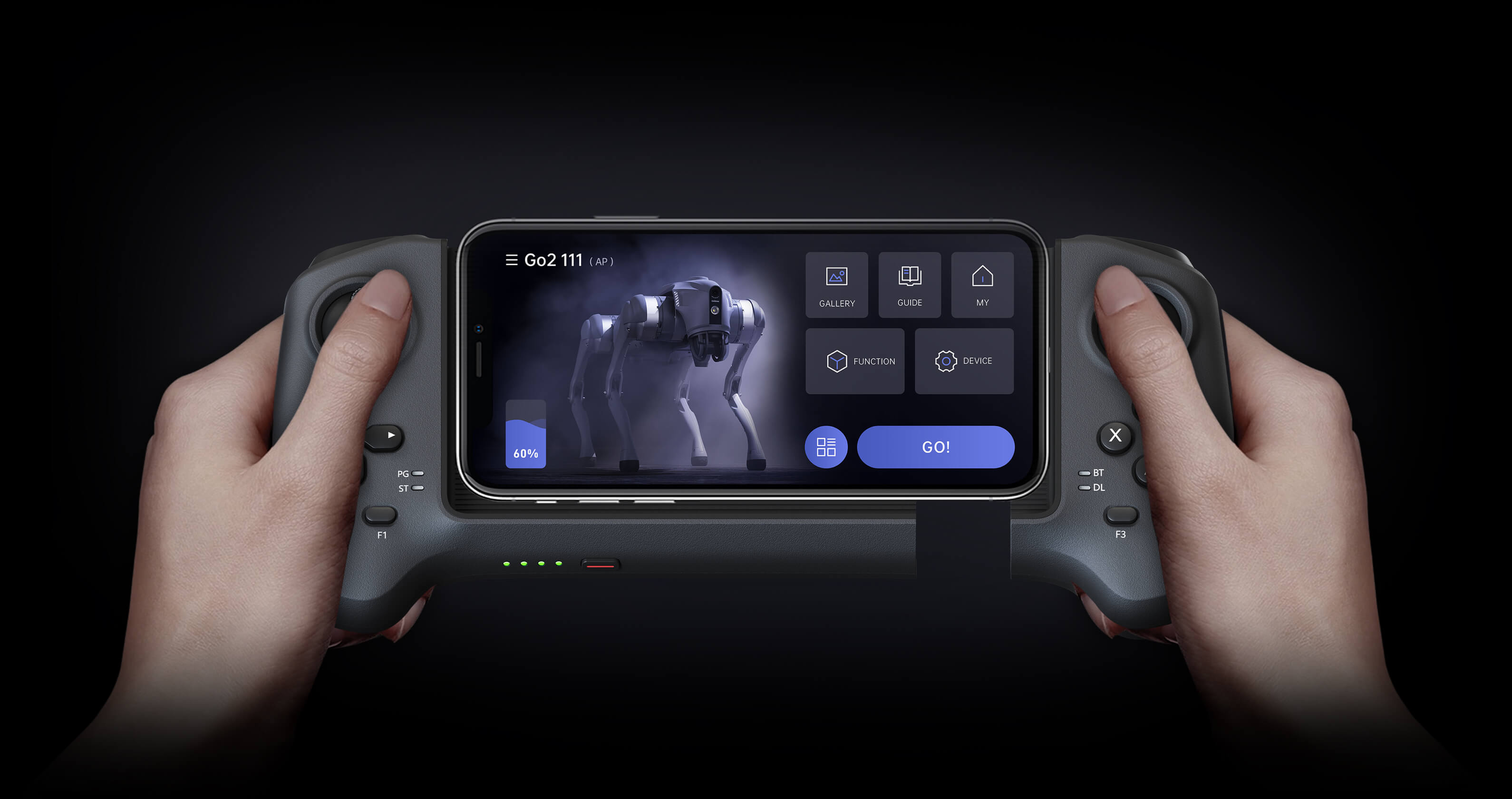 Mando R3 agarre ergonómico