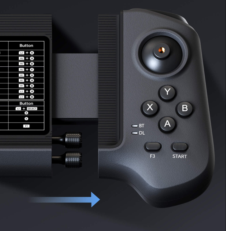 Mando R3 controles extraíbles