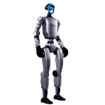 Robot humanoide G1 de frente hacia la izquierda