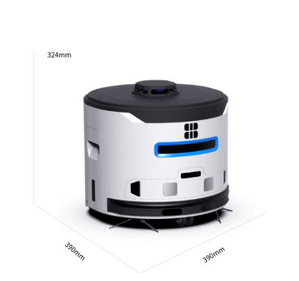 robot de limpieza j30 vista con medidas