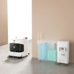 robot de limpieza j40 en funcionamiento