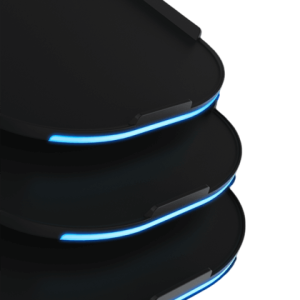 robot camarero bellabot detalle de bandejas