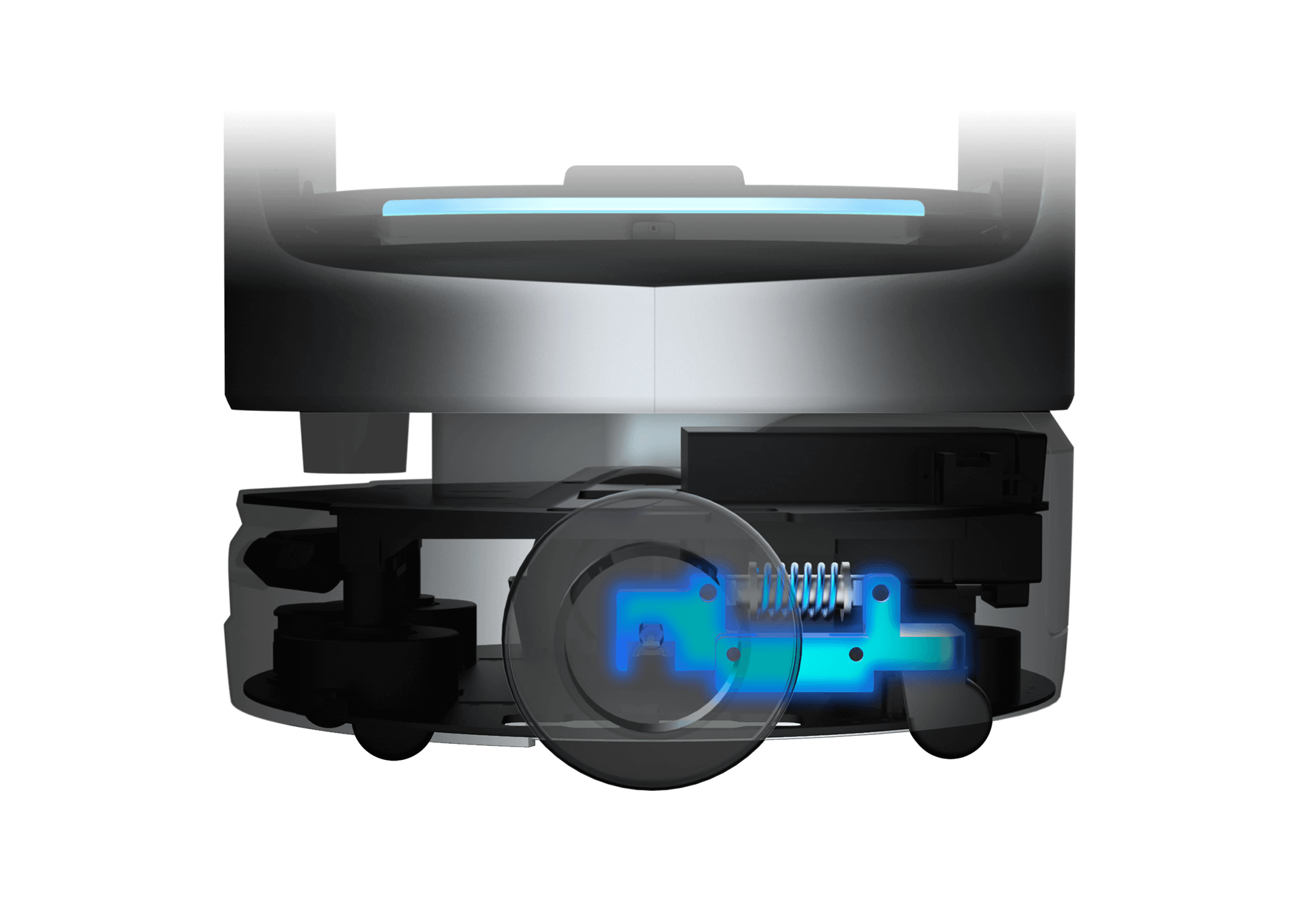 robot camarero bellabot detalle suspensión