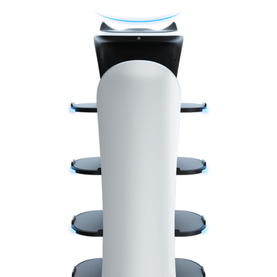 robot camarero bellabot vista trasera