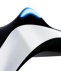 robot camarero bellabot iluminación parte superior