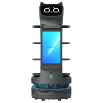 robot camarero bellabot pro vista frontal