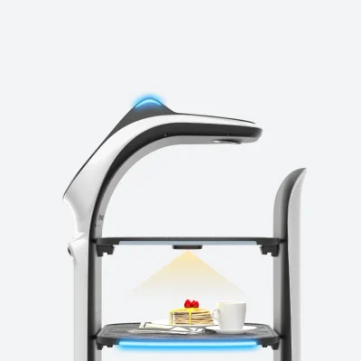 robot camarero bellabot pro 14 interacción lumínica