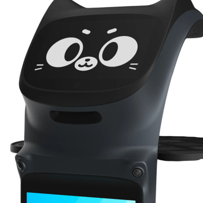 robot camarero bellabot pro 19 detalle de cara