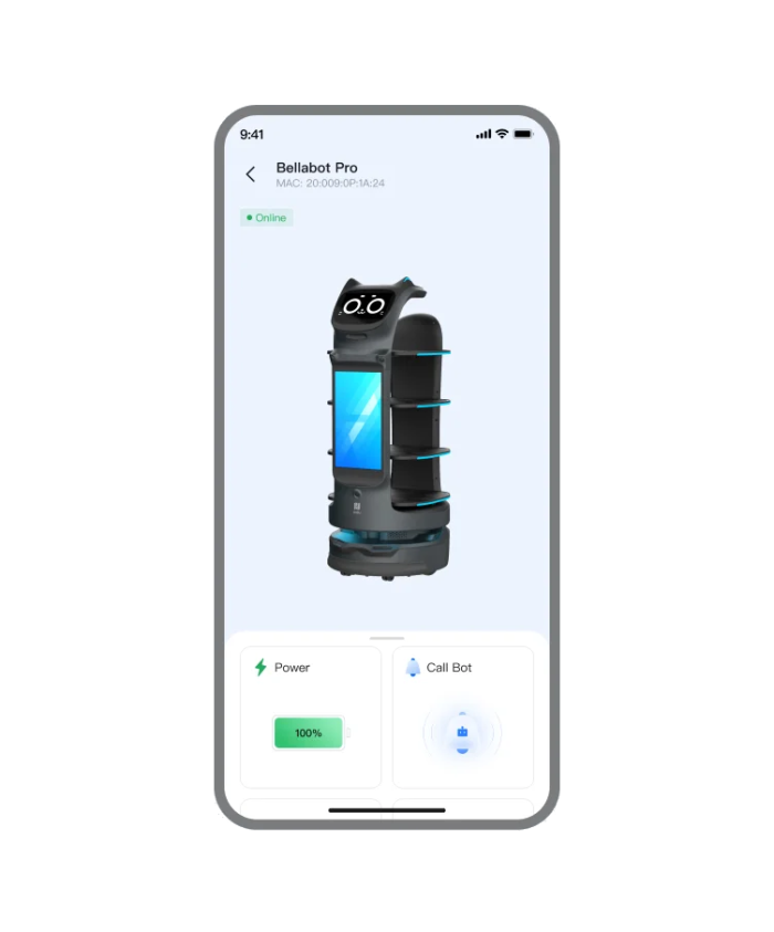 Robot camarero BellaBot Pro | RobotsNation