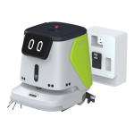 estación de carga cc1 con robot cargando