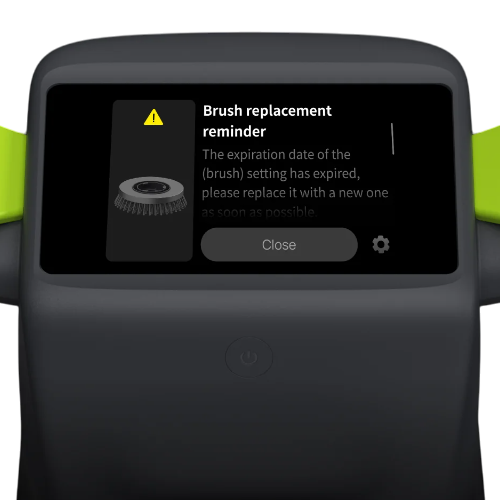 fregadora secadora sh1 parte superior monitorizando consumibles