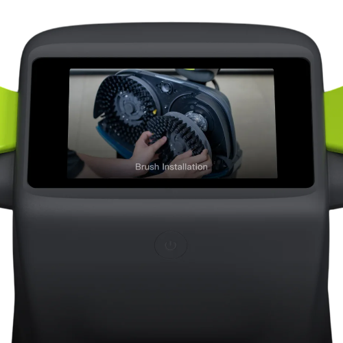 fregadora secadora sh1 parte superior mostrando formación en pantalla