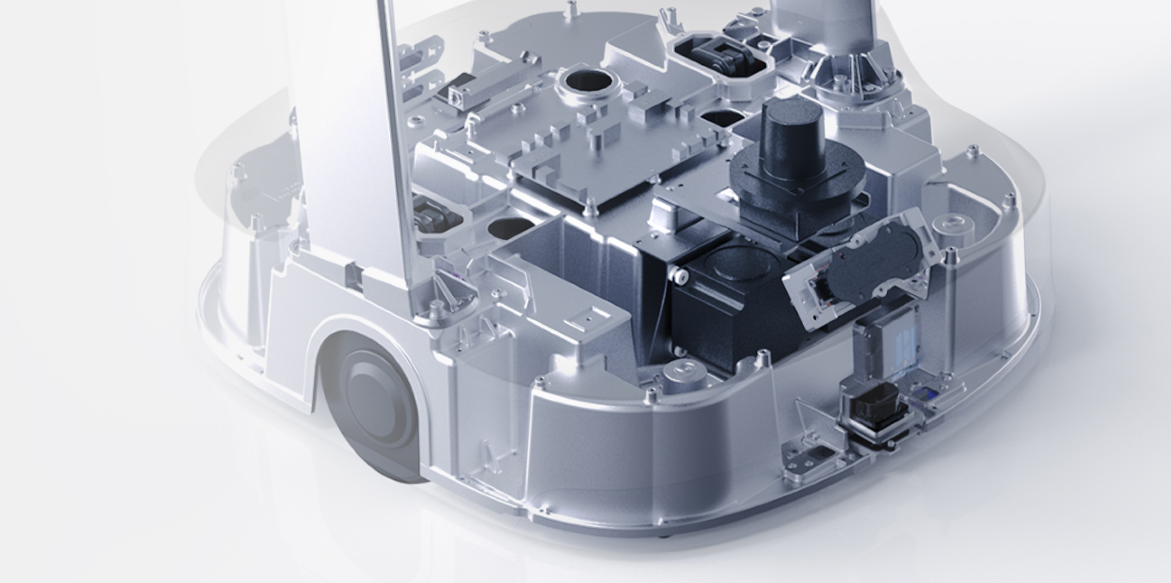 robot camarero pudubot detalle de chasis