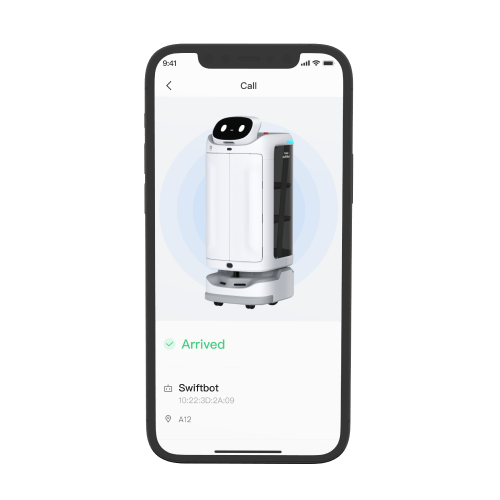 APP de PUDU para robot camarero y reparto swiftbot