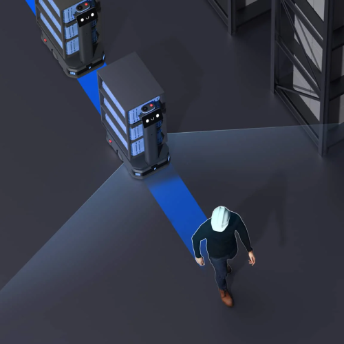 robot de almacén t300 modo seguimiento