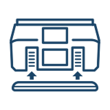 icono mopa azul