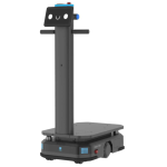 robot de almacén T600 vista frontal lateral