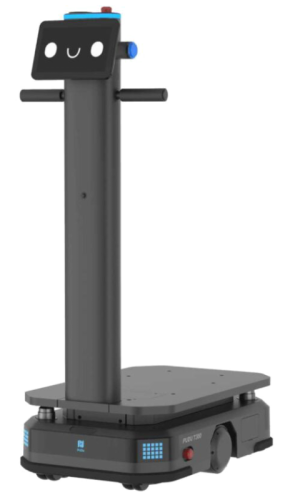 robot de almacén T600 vista frontal lateral