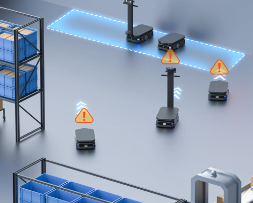robots de almacén serie T600 prevención de siniestros
