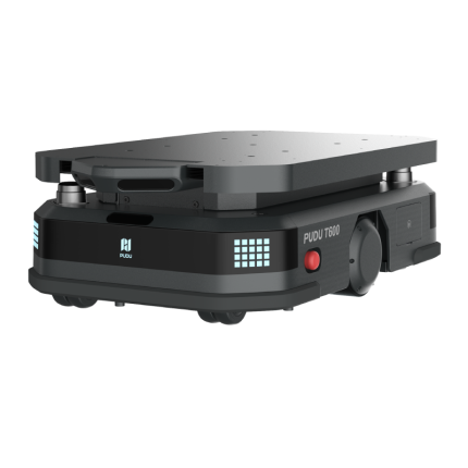 robot de almacén T600 underride vista frontal lateral