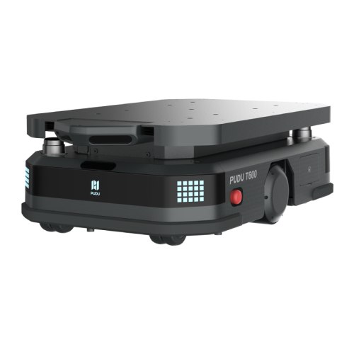 robot de almacén T600 underride vista frontal lateral