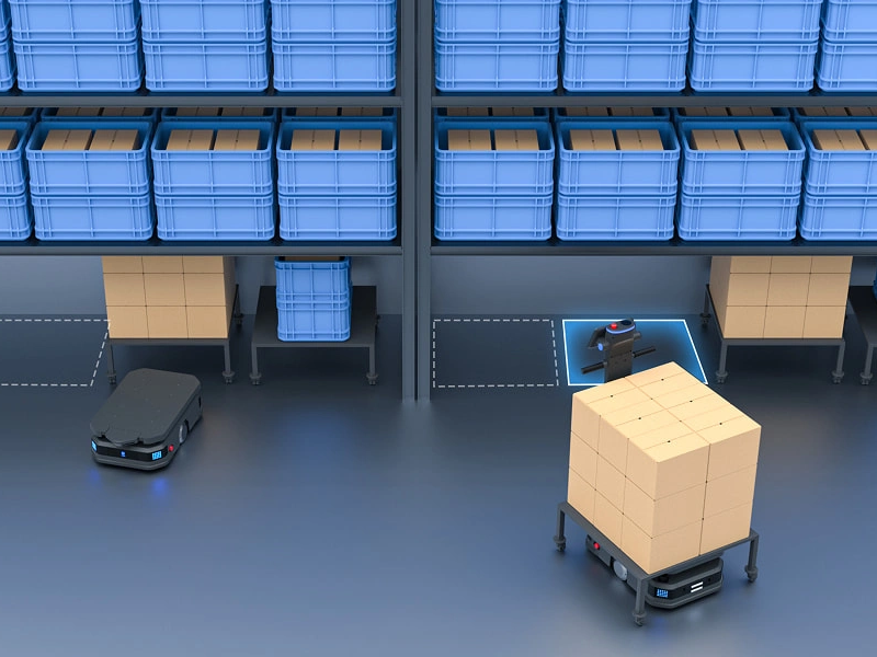 robots de almacén serie T600 reconocimiento inteligente de estanterías