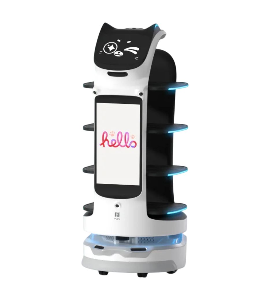 robots para empresas - cuanto cuesta un robot camarero bellabot pro